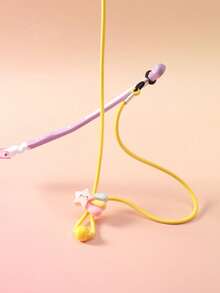 4pcs/1pc Cartoon Children's Glasses Hanging Rope, Elastic Band Elastic Fixing Chain, Male And Female Children's Glasses Anti Loss Chain And Disassembly, Full Of Creative Temperament, Holiday Gift