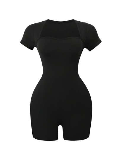 NcmRyu 1 pieza Malla sin costuras de unicolor para mujer con control de abdomen y elevación, malla de baile ajustada para fitness, yoga y actividades al aire libre