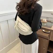 Casual Crossbody Bags  Multi Pockets Large Capacity Shoulder Hobo Bag 2024 Summer Latest Fashion Messenger Bag