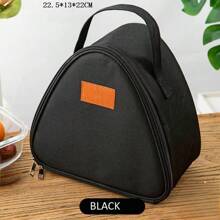 1 Stück neue dreieckige Reiseball Tasche, tragbare Lunch Tasche, Minimalistisch Mode Lunch Tasche, Büro Ess Tasche, große Kapazität Picknick Tasche, Studenten Lunch Tasche, kein Lebensmittelkontakt