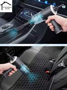 3 en 1 Aspiradora De Mano, Version Mejorada, Aspiradora Portatil , Portatil,   Inalambrica Para Coche y El Hogar, Con Bateria Recargable, Funcionamiento Silencioso, Remueve polvo, Pelo de Mascotas, Alta Potencia, Mini Aspiradora, Articulo Basico Para La Limpeza Del Hogar F6001