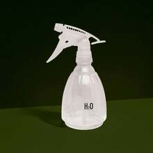 16oz Diane Spray Bottle Clear H2O Printed High Capacity Gardening Sprayer For Indoor Outdoor Plants Misting Watering Cleaning With Ergonomic Handle Fine Mist Setting Leak Proof Design - Clear - View 2