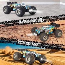 RC Remote Car Car Electric Flat Running Transport Racing Toy Car Boy - Azul - Ver 6