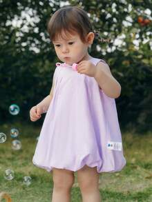 mini bala Mädchen Schmetterlings-Kleid, weiche Baumwolle - Bund-Saum - Süßer und bequemer Sommerstil