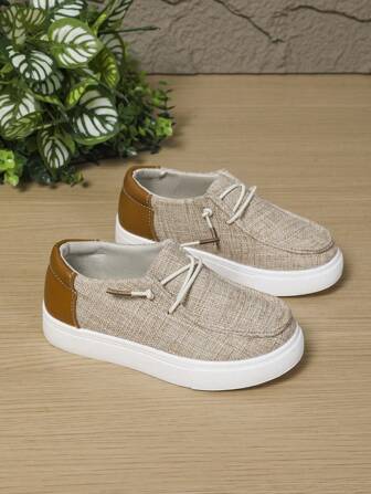 1 Pair Classic Canvas Sneakers, Fashion, Casual, Lightweight, Durable, Suitable For All Season Wear For Kids And Students