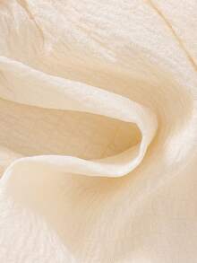 复古花卉荷叶边纹理面料女童吊带背心和时尚牛仔喇叭裤，带蝴蝶结装饰套装，舒适 - 彩色 - 查看 10