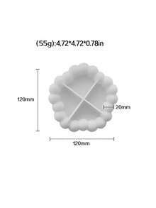 1 件硅胶气泡托盘模具，6 个独特的气泡托盘，用于制作树脂艺术托盘、石膏杯垫、混凝土多用途底座、节日主题桌面装饰、家庭派对装饰、北欧风格收藏品、透明气泡多层结构 - 白色 - 查看 14