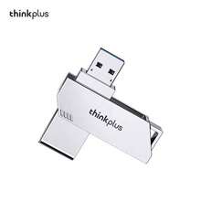 Lenovo USB Flash Drive TPU301plus High-Speed Transmission High-Performance Chip 360º Rotation Design Safe And Durable Widely Compatible Plug And Play Pearl Nickel - Pearl Nickel - View 5