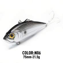 KINGDOM Kingdom VIB 60mm 75mm Fishing Lures Sinking Artificial Bait Good Action Wobblers Lure Fishing Swim Hard Baits For Ice Fishing