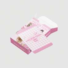 92 件韩流明星系列迷你贴纸 - 双面 Lomo 卡，粉色格子和星星设计，个性化相册装饰，婚礼剪贴簿用品，情人节、生日、节日、庆祝装饰 | 庆祝设计 | 主题派对配饰，返校季，学校礼物，高品质 - 生日礼物 - 圣诞节礼物 - 复活节礼物 - 情人节礼物 - 完美礼物 - 彩色 - 查看 6