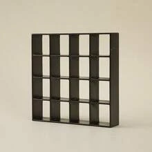 1pc Doll House Display Rack, 16 Grids Miniature Furniture Storage Rack - Portable Doll House Pocket Model With Elegant Display Cabinet, Enhancing Your Collection Charm, 1:12 Doll House Accessories Bookshelf Display Rack Wall Bracket, Mini House Scene Decor - Multicolor - View 11