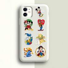 Disney 100pcs Disney Cute Character Cartoon Movie Graffiti Stickers Decorate Phones, Computers, Water Cups And Helmets A Special And Creative Gift