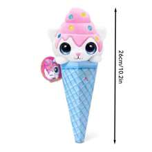 ZURU Colección ZURU Coco Cones Peluche de 10 pulgadas en un cono (Chip), juguete de peluche coleccionable