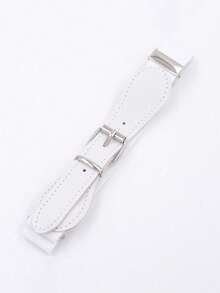 儿童可调节松紧腰带 儿童幼儿腰带 针扣腰带 适合女童，30-65 厘米（纯色和豹纹） - 均碼 - 查看 8