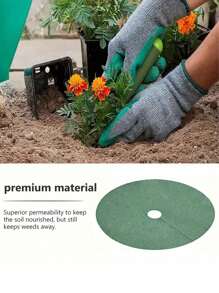 Control Landscape Fabric, Breathable Ground Cover Mat For Flower Bed, Gardening, Fruit Trees, Greenhouse, Woven Fabric