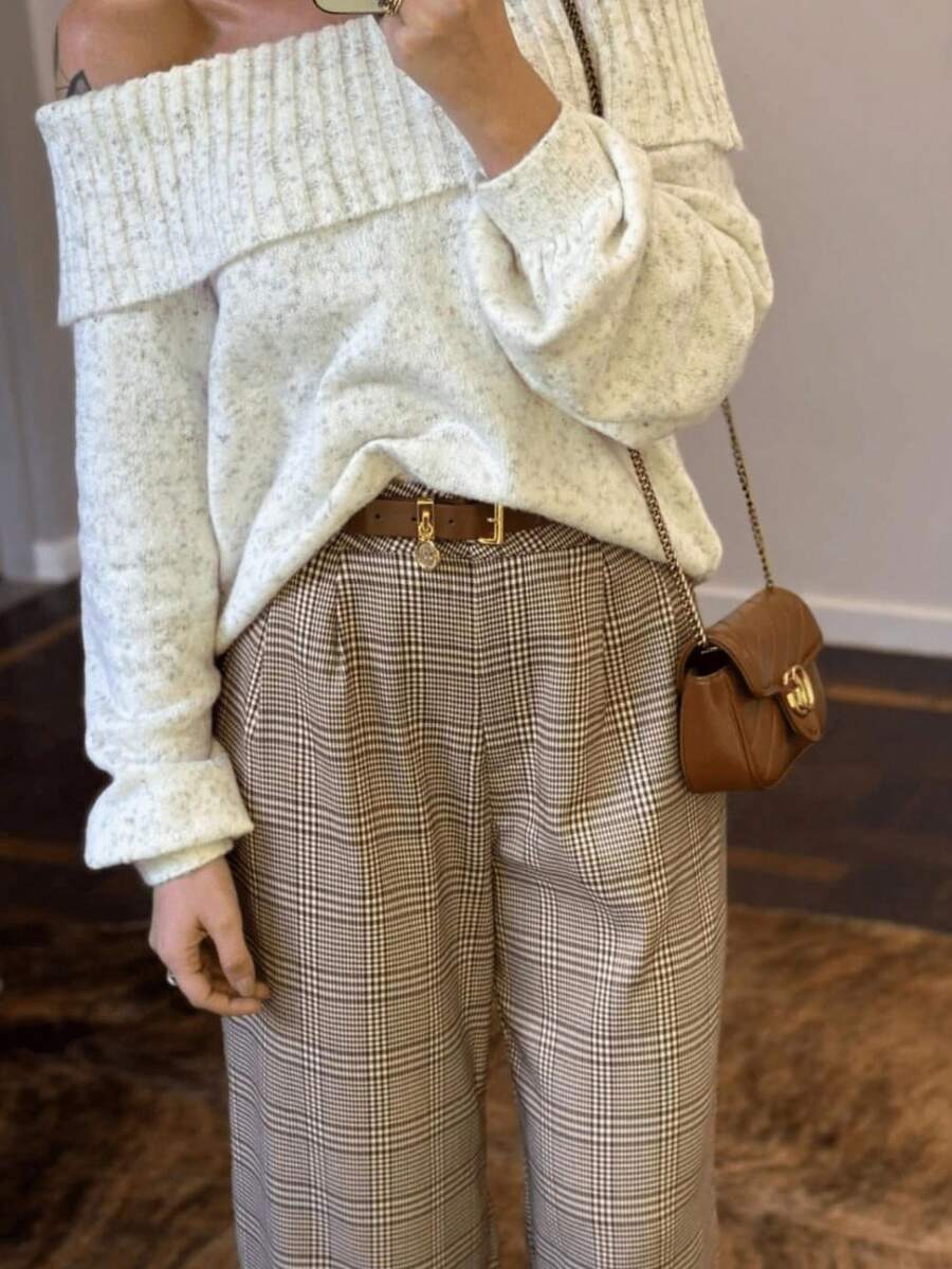 Women Sweaters - 白色 - 查看 1