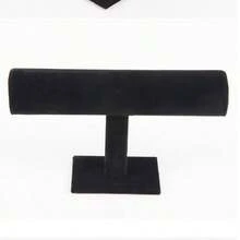 1 件可拆卸手链架和手表首饰收纳盒，女士家居装饰收纳盒旅行必需品礼物 - 黑色 - 查看 4