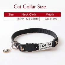 Collar personalizado para gatos, collar de mascota gatito con estrellas y luna con cascabel, colgante de placa de identificación con nombre de mascota grabado - ¡el regalo perfecto para tu mascota! Ornamental, grabado, acero inoxidable, elegante, de moda, colorido, vintage, lindo, compacto, lindo, personalizado, único, personalizado, para aniversarios, para cumpleaños