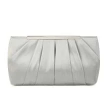 European And American Pleated Silk Polyester Dinner Bag, Simple And Generous Ladies Hand Bag, Large Capacity Ladies Bag