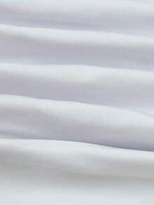 全新休闲加大码纯色V领纽扣短袖上衣