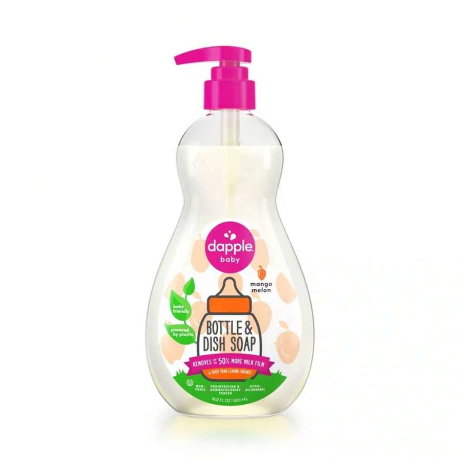 Dapple Baby Bottle & Dish Soap - Mango Melon Scent - 16.9 Fl Oz - 1 - Xem 1