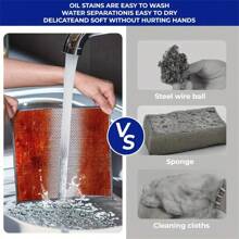 10/20PCS Multifunctional Metal Wonder Cleaning Cloth, Upgraded Double-Layer Thickened Metal Dishwasher, Kitchen Scrubbing Pad, Suitable For Wet And Dry Mesh Microfiber Cleaning Cloth, Suitable For Cleaning Of Metal, Kitchen, Tableware Outdoor Barbecue Tools