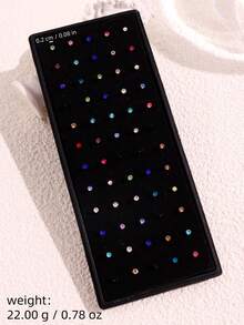 1 套 60 件时尚简约不锈钢水钻鼻钉，百搭配色，男女皆宜，适合日常佩戴、夏季海滩旅行 - 彩色 - 查看 5