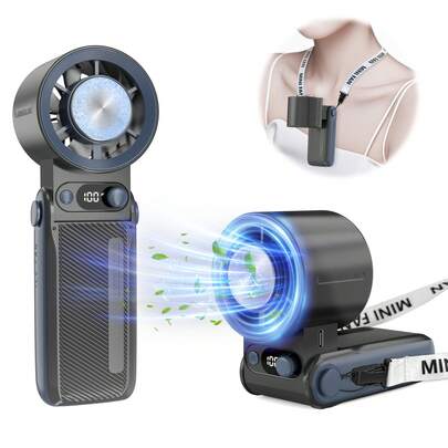 【2026新モデル MAX-23%冷却】ハンディファン 冷却プレート 携帯扇風機  史上最強199無段階調節 折りたたみ式　6000mah大容量 ハンディ扇風機 手持ち扇風機 ハンド扇風機 20-35dB 静音 超強力大風量 小型 卓上扇風機 瞬時冷感 USB充電式 最大44時間持続使用 液晶残量表示 熱中症対策 花火大会/スポーツ観戦/オフィス/アウトドアなどに適用