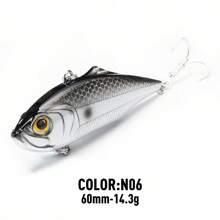 KINGDOM Kingdom VIB 60mm 75mm Fishing Lures Sinking Artificial Bait Good Action Wobblers Lure Fishing Swim Hard Baits For Ice Fishing