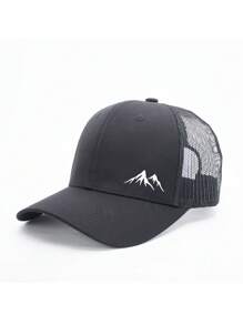 Șapcă de baseball cu imprimeu de diamant în stil stradal - Design cu plasă respirabilă, croială reglabilă, pălărie de exterior unisex hip hop pentru pescuit, camping și streetwear pentru tineret