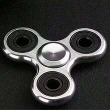 Spinner de Mão de Metal com Rolamento R188 Silencioso, Feito de Liga de Alumínio para Alívio de Estresse, Brinquedo de Mesa de Escritório para Adultos, Auxílio para Ansiedade e Foco, Brinquedo Fidget de Mão EDC