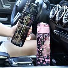 1pc 780ml Capacity Cute Plastic Water Bottle, Portable Gift Cup