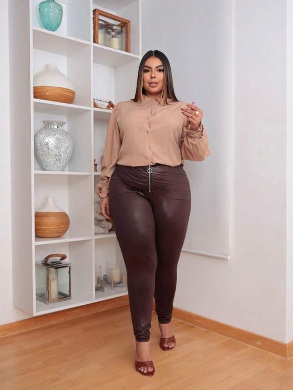 Calça Cirre Feminina Plus