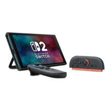 Nintendo Switch Nintendo Switch 2 Consola, pantalla OLED de 7.9 pulgadas, calidad de imagen de nivel cinematográfico y experiencia de juego con cancelación de ruido envolvente, portátil y acoplable, color negro