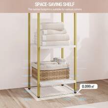 Hzuaneri Scaffale a 6 Ripiani, Libreria, Scaffale Stretto per Libri, Mensola D'angolo Industriale, Mensola Sottile per Ufficio, Soggiorno, Camera da Letto, Cucina