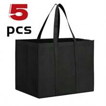 1/3/5 حقيبة تسوق قابلة للطي سعة كبيرة، أكياس تخزين قابلة لإعادة الاستخدام غير منسوجة، أكياس قابلة للطي للسفر والتخييم والأنشطة الخارجية، أكياس تسوق البقالة، تخزين المطبخ، مثالية لموسم الحصاد، أكياس هدايا عيد الهالوين/عيد الموتى - تخزين المطبخ وملحقات المطبخ، هدايا عيد الهالوين