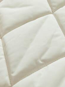 男士秋冬休闲连帽外套，饰有“SMILES”刺绣图案，二合一设计，带抽绳 - 卡其色 - 查看 4