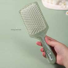 Square Patterned Air Cushion Detangling Hair Brush, Home Use Scalp Massage Comb,Back To School,Travel Holiday Essentials,Hair Accessories For Women - Multicolor - View 7