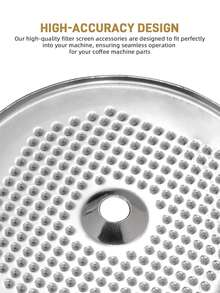 51MM Shower Screen Espresso Grouphead Screen Flat Upgrade Shower Screen Coffee Accessories - Silver - View 7