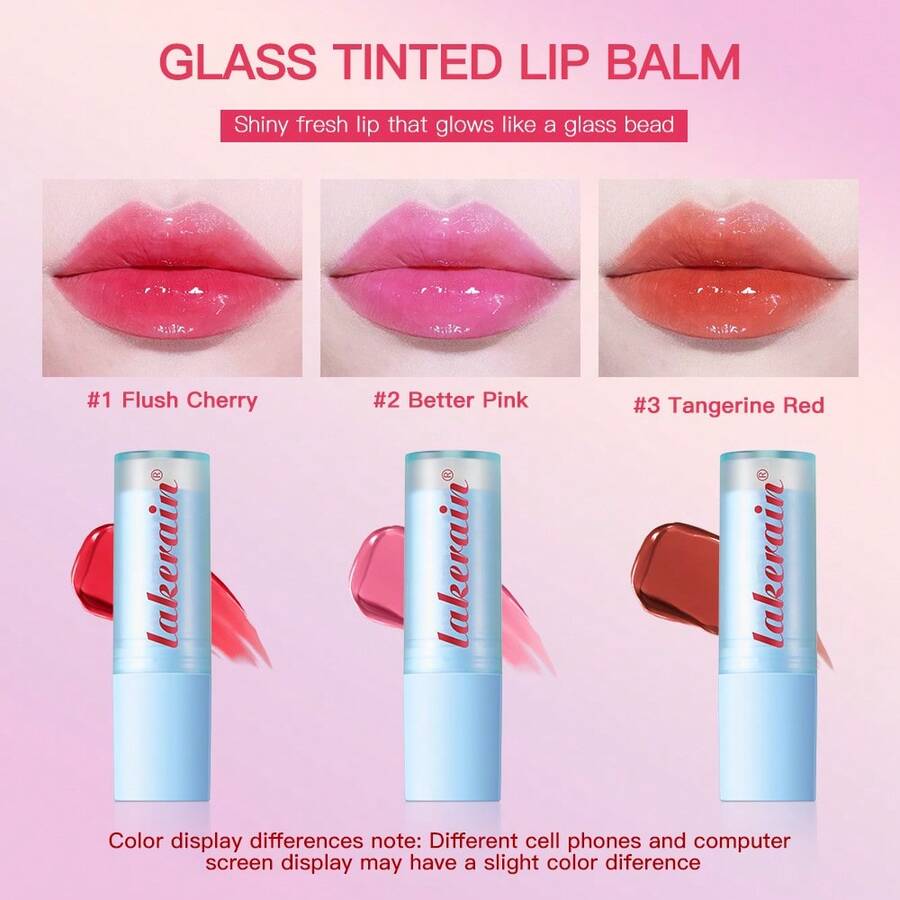 Lakerain Tinted Moisturizing Lip Balm, Plumping & Brightening - Multicolor - View 1