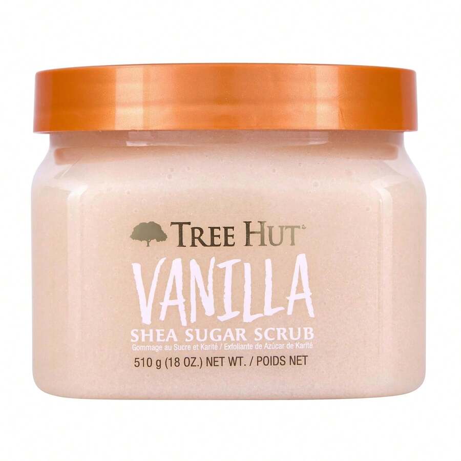 Tree Hut Blue Lagoon Shea Sugar Scrub | Exfoliating Body Scrub Removes Dead, Dry Skin For A Soft &Amp; Hydrated Feel | Nourishing Essential Body Care | 18 Fl Oz. - 香草 - 查看 1