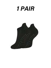 2 Pairs/4Pairs Women Colorful Yoga Socks With Grippers And Ankle Cuffs, Short Yoga Dance Socks Suitable For Sports, Ballet, Yoga - Multicolor - View 16