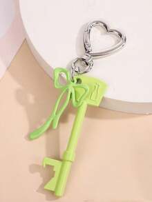 1 件女士新款彩虹色方形锁钥匙扣吊坠简约风格钥匙圈时尚蝴蝶包/手机壳配件 - 彩色 - 查看 12