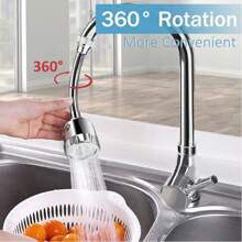 360 Degree Faucet Extender Plastic Abs 3 Mode Faucet Extension Aerator Water Saving Faucet Tap Nozzle For Kitchen Bathroom