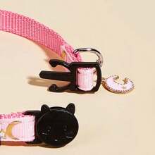 Collar personalizado para gatos, collar de mascota gatito con estrellas y luna con cascabel, colgante de placa de identificación con nombre de mascota grabado - ¡el regalo perfecto para tu mascota! Ornamental, grabado, acero inoxidable, elegante, de moda, colorido, vintage, lindo, compacto, lindo, personalizado, único, personalizado, para aniversarios, para cumpleaños