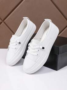 Alpargatas de lona informales sin cordones para mujer, zapatillas de moda para estudiantes y actividades al aire libre, versátiles