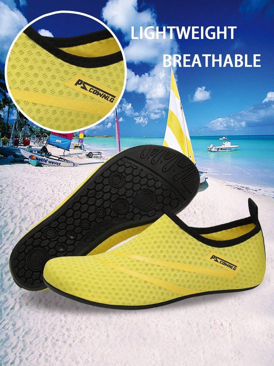 新款男女通用水鞋、沙滩鞋、瑜伽鞋、凉鞋、户外游泳鞋、潜水鞋、防滑轻便水鞋、浮潜鞋