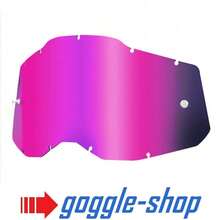 MIRROR LENS 100% GEN 2 RACECRAFT ACCURI STRATA MX MOTOCROSS GOGGLES - Hồng - Xem 1