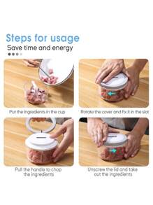 Presse-ail ergonomique, broyeur multifonctionnel d'ail et de gingembre, accessoire de cuisine essentiel et économe en effort, compact et facile à nettoyer