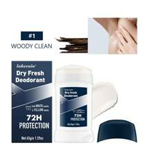 lakerain Lakerain Men's Deodorant Anti-Perspirant, Long-Lasting 72 Hours, Woodsy Musk Scent